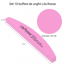 Set Pile Buffer 100/180 Refolosibile Lila Rossa, Romb, 10 Buc - 1