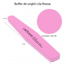 Pila Buffer 100/100 Refolosibila Lila Rossa, Romb - 1