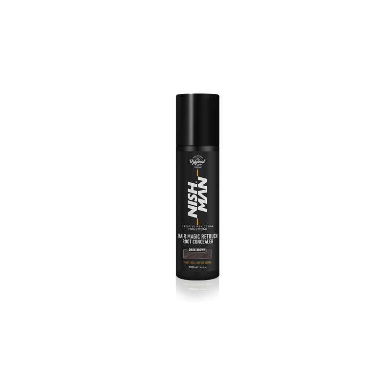 NISH MAN - Spray colorant - Magic color - Saten inchis - 1