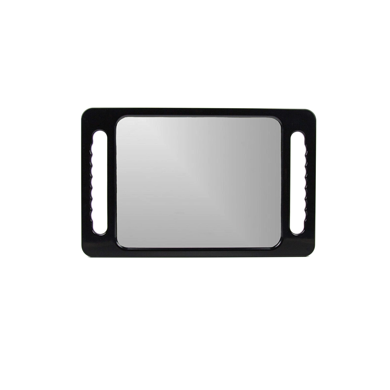 Oglinda frizerie coafor cu manere - Neagra - 1