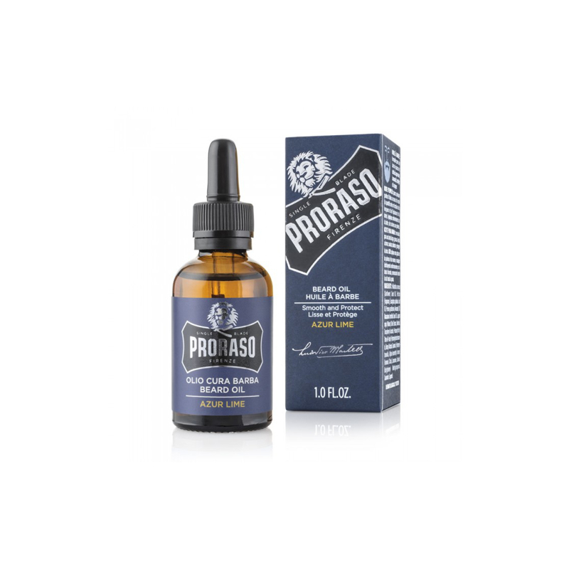 Ulei de Barba Hidratant PRORASO - Azur Lime - 30 ml - 1