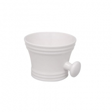 Vas din Plastic pentru Spuma de Ras - Alb - 1