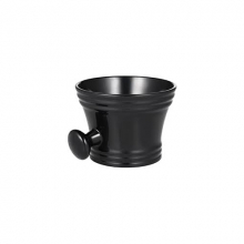 Vas din plastic pentru spuma de ras - Negru - 1