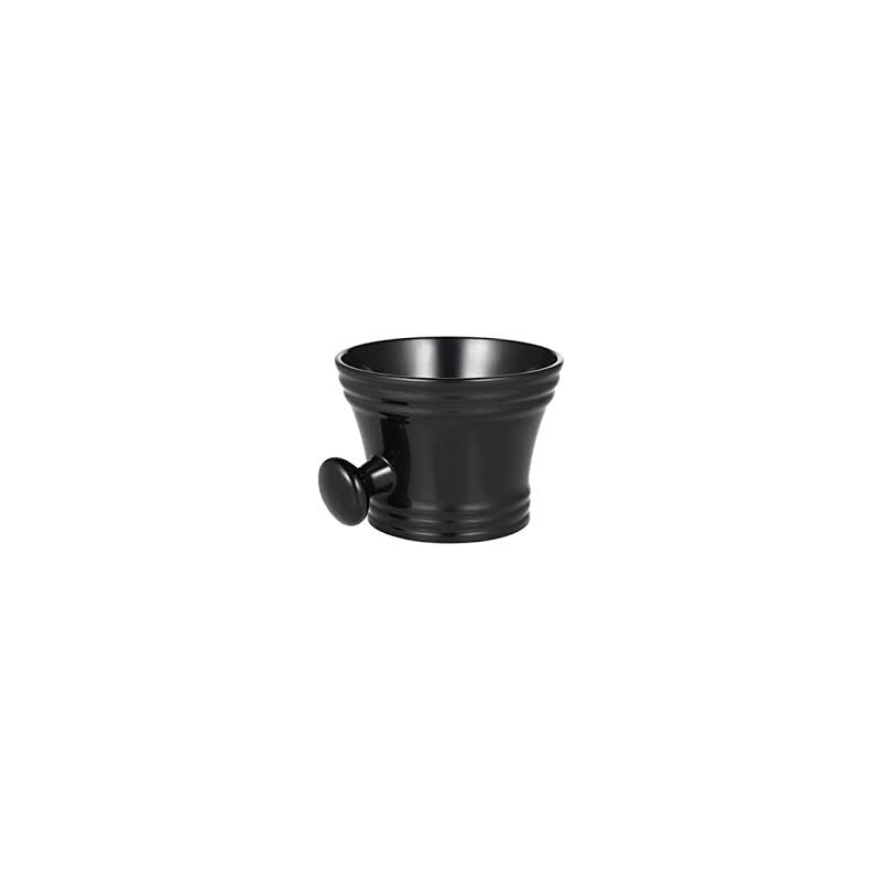 Vas din plastic pentru spuma de ras - Negru - 1