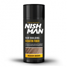NISH MAN - Pudra fiber pentru parul rar - Saten - 1