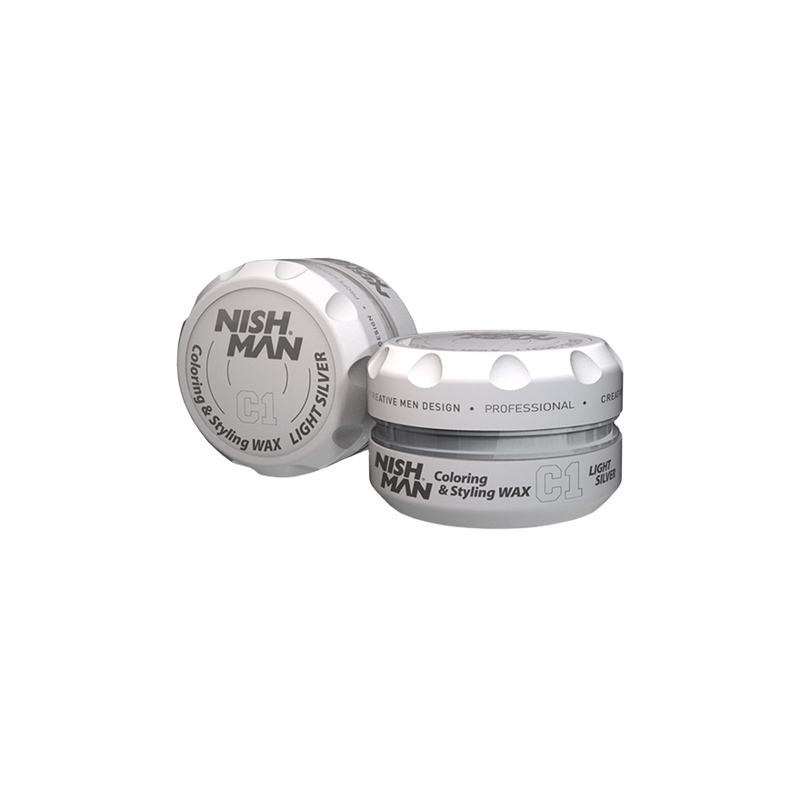 NISH MAN C1 - Ceara de par colorata - Argintiu - 100 ml - 1