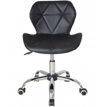 Scaun Frizerie/Coafor Damaris, Reglabil pe Inaltime, Piele Ecologica - 1