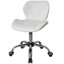 Scaun Frizerie/Coafor Damaris, Reglabil pe Inaltime, Piele Ecologica - 7