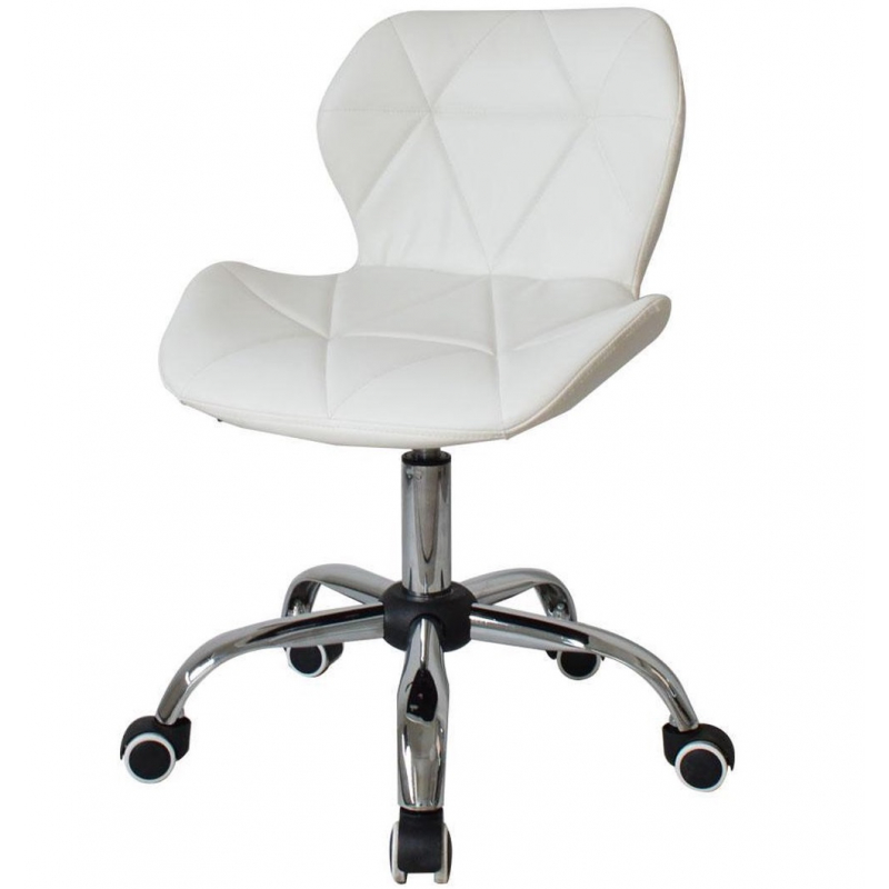 Scaun Frizerie/Coafor Damaris, Reglabil pe Inaltime, Piele Ecologica - 7
