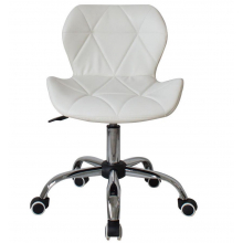 Scaun Frizerie/Coafor Damaris, Reglabil pe Inaltime, Piele Ecologica - 7