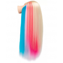 Cap Manechin Colorat H1-6A, 50% Natural 65 cm + Suport Prindere - 3