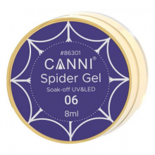 Spider Gel UV, Canni, Purple, 8 ml - 1