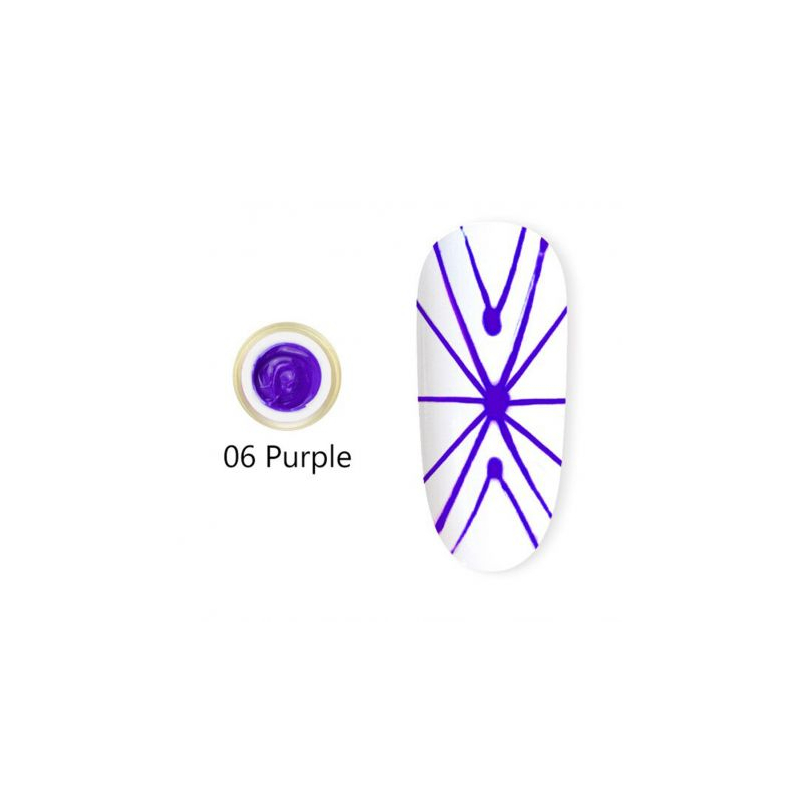 Spider Gel UV, Canni, Purple, 8 ml - 1