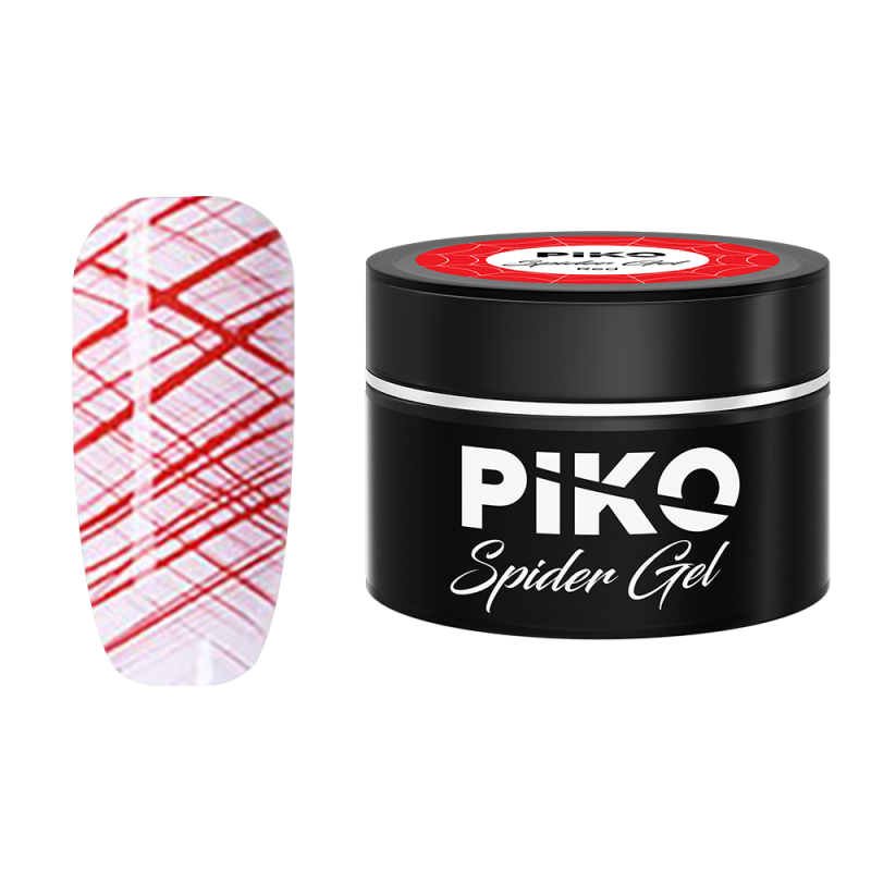 Gel UV Piko, Spider Gel, Red, Black Box, 5g - 1