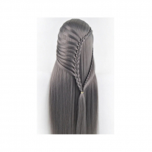 Set Kit Coafor/Frizerie Beauty, Cap Manechin Gri, Set 10 Pieptani - 4
