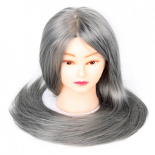 Set Kit Coafor/Frizerie Beauty, Cap Manechin Gri, Set 10 Pieptani - 5