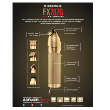 Skeleton BABYLISS - FX787G Pro Gold Trimmer - 5