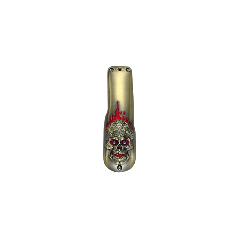 Carcasa metalica 3D Skull - Bronz - 1