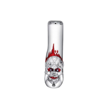 Carcasa metalica 3D Skull - Silver - 1