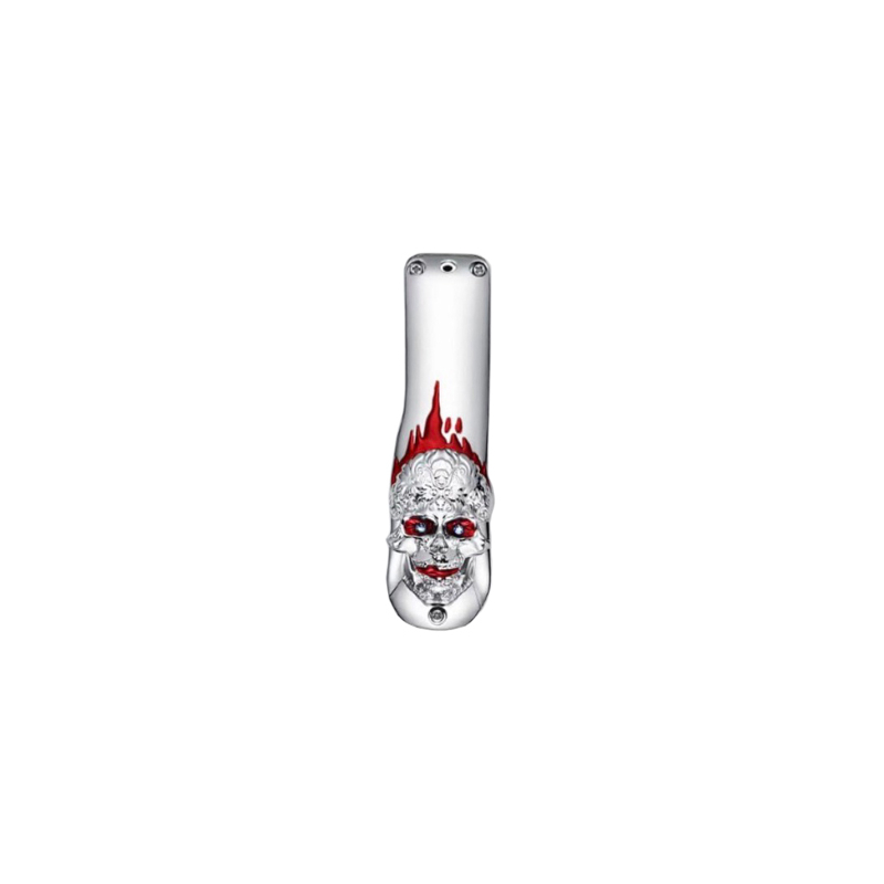 Carcasa metalica 3D Skull - Silver - 1