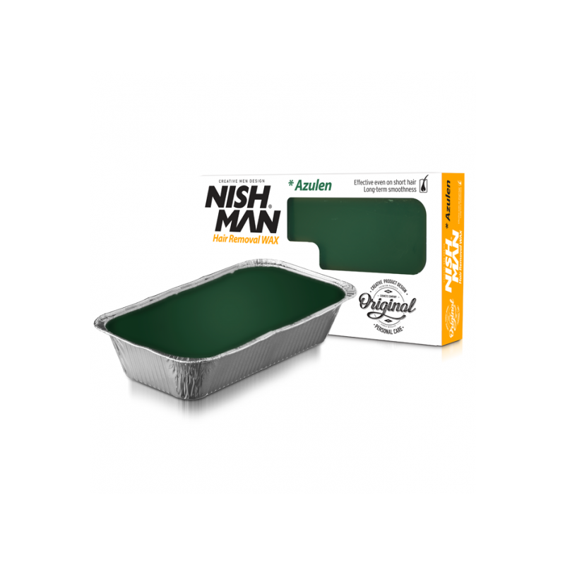 NISH MAN - Ceara epilatoare - tavita 500 gr - Verde - 1