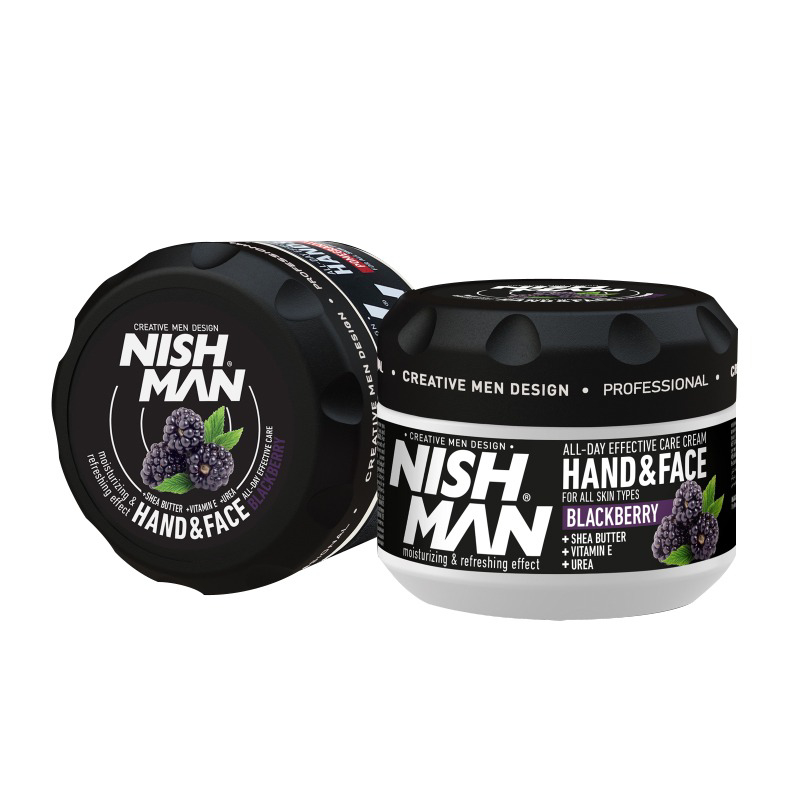 NISH MAN - Crema de maini si fata - Blackberry - 300 ml - 1