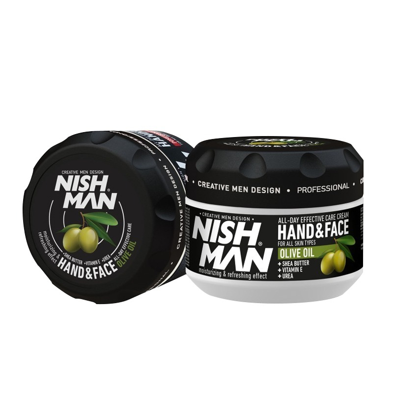 NISH MAN - Crema de maini si fata - Olive Oil - 300 ml - 1