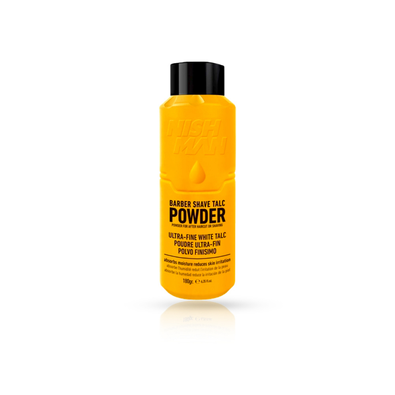 NISH MAN - Pudra de talc parfumata - 180 g - 1