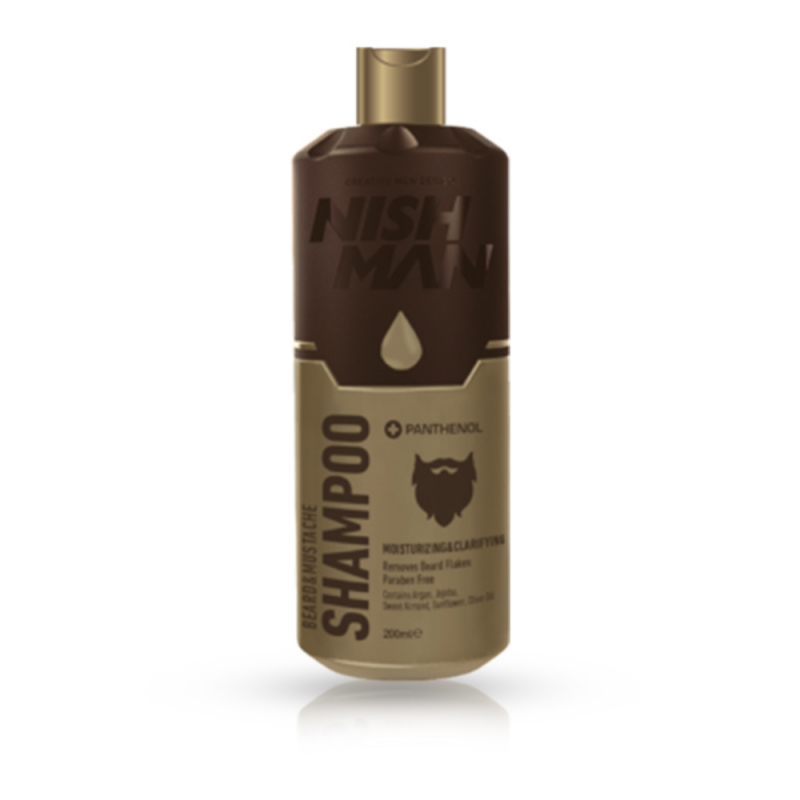 NISH MAN - Sampon pentru barba si mustata - 200 ml - 1