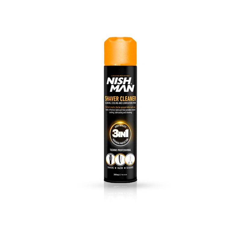 Spray 3 in 1 pentru Masinile de Tuns NISH MAN  - 300 ml - 1