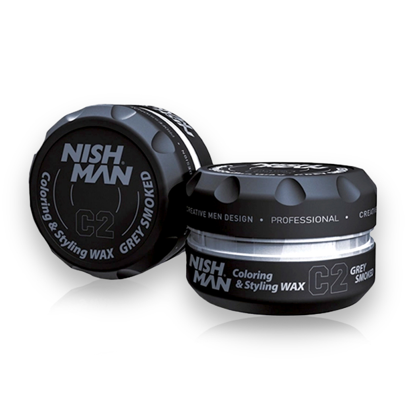 NISH MAN C2 - Ceara de par colorata - Gri cenusiu- 100 ml - 1