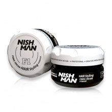 NISH MAN F1 - Ceara de par lucioasa Fiber Pomade- 100ml - 1
