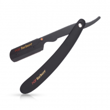 POP BARBERS - Brici din otel inoxidabil - Negru mat - 1