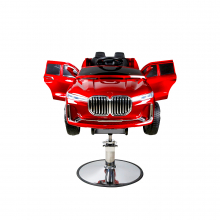 POP BARBERS - Scaun frizerie pentru copii - Houston - Rosu - 3