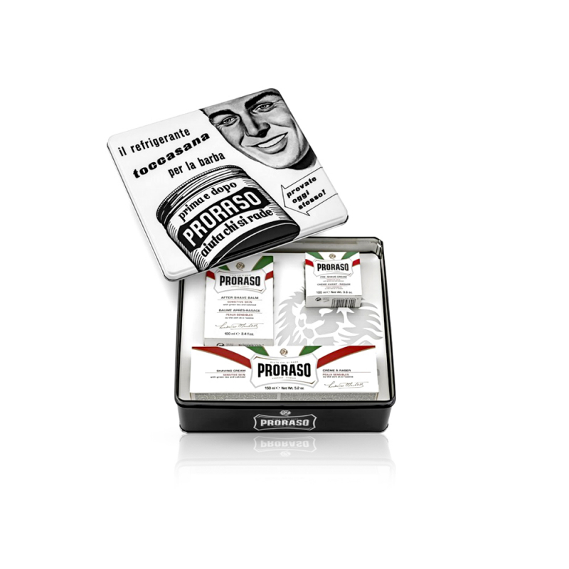 PRORASO - Set pentru barbierit - Vintage selection toccasana sensitive - 1