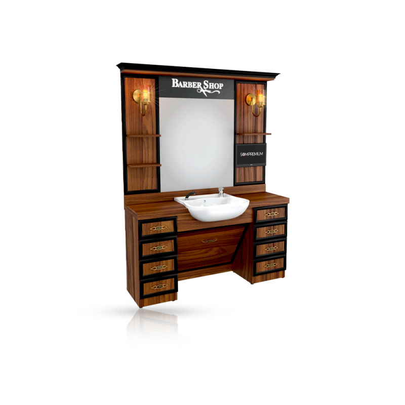 SOMPREMIUM - Mobilier frizerie / Barber Shop - Model BT125 - 1