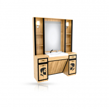 SOMPREMIUM - Mobilier frizerie / Barber Shop - Model BT128 - 1
