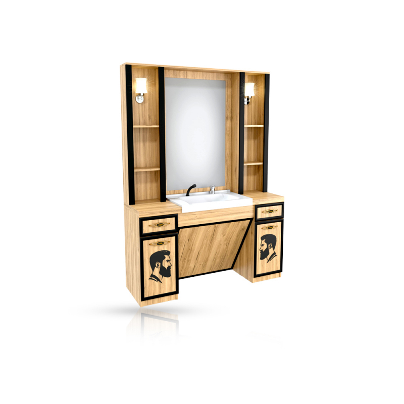 SOMPREMIUM - Mobilier frizerie / Barber Shop - Model BT128 - 1
