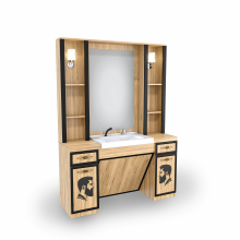 SOMPREMIUM - Mobilier frizerie / Barber Shop - Model BT128 - 1