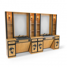 SOMPREMIUM - Mobilier frizerie / Barber Shop - Model BT181 - 1