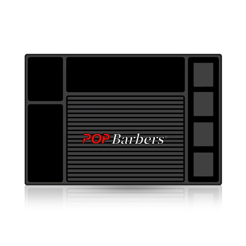 Covor Magnetic pentru Ustensile si Masini de Tuns Pop Barbers -  Negru - 1