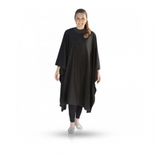 Pelerina Frizerie/Coafor - Neopren - Negru - 1