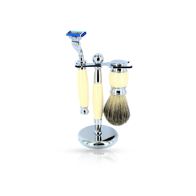 Set Barbierit din 3 Piese - H13 - Crem - 1