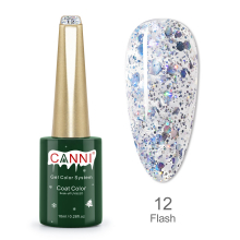 Kit Oja Semipermanenta Canni, Colectie de Craciun, 17 culori, 1 Gypsum Gel, Catalog Culori - 14