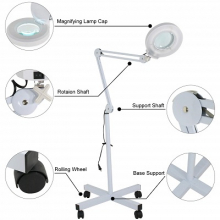 Lampa Cosmetica LED cu Lupă, pt Machiaj sau Gene False + Cadou Tus EyeLiner Negru Ultra Rezistent Ballet Rain - 3