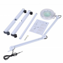 Lampa Cosmetica cu LED si Lupa pt Make UP - Machiaj si Gene Fir cu Fir - 5 Dioptrii - Cadou Rezerva LED - 13