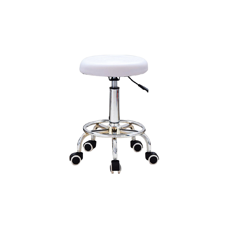 Scaun Tip Taburet - Reglabil pe Inaltime cu Roti - 6