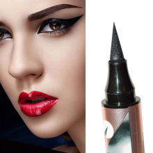 Tus cu Stampila si Eyeliner pentru Ochi 2 Way Quick,Ushas Original, Rezistent la Apa, Negru, 4 g - 1