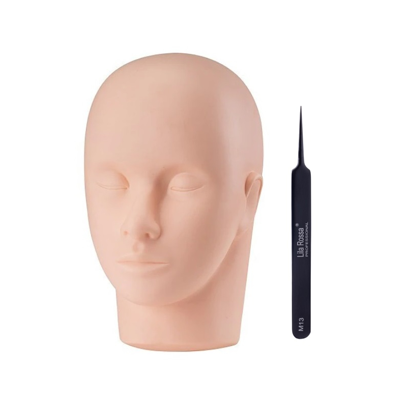 Cap Practica pentru Gene False si Make-up, Penseta pentru Gene Cadou - 1