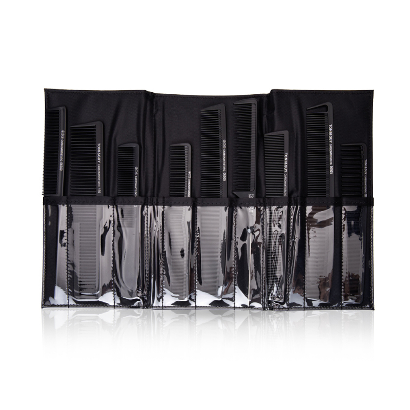 Set 9 Piepteni din Carbon TONI&GUY - Negru - 1